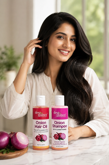 Onion Hair Care Combo ( Hair Oil+ Shampoo with Conditioner )
