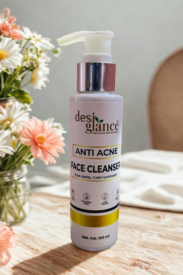 Anti Acne Face Cleanser Gentle Acne Control Face Wash for Oily Pump Bottle for Daily Deep Clean & Skin Clarity (100 ml)