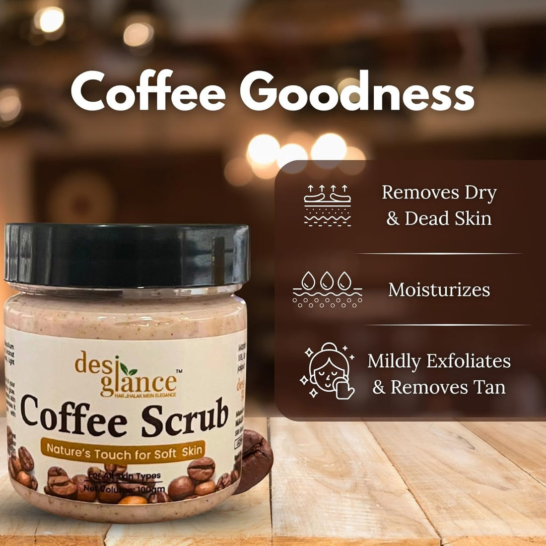 Skincare Combo Rose Toner 100ml Masoor Face Pack Powder100g & Coffee Scrub100g For Glowing Smooth & Radiant Skin for All Skin Types